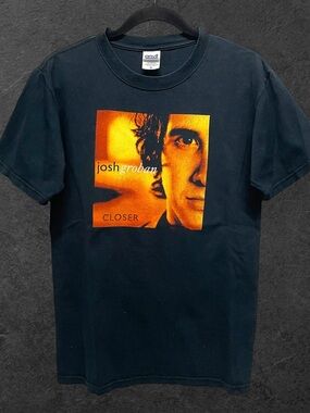 Vintage Y2K 2004 Josh Groban Closer Tour Black T-Shirt // S